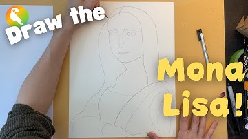 How to Sketch the Mona Lisa Step-by-Step | For Kids & Teachers