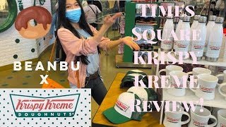 TOUR OF THE LARGEST KRISPY KREME GLAZE WATERFALL IN THE WORLD | NEW YORK CITY | TIMES SQUARE
