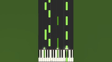 Beautiful Piano. Independent Bass line trick.