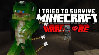 Trying To Beat Minecraft For The First Time On Hardcore Mode!