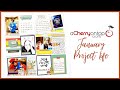 January Monthly Project Life | Simple Stories Hello Today