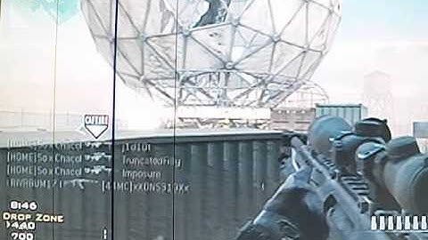 [MW3] BARRETT .50 CAL 360 TRICKSHOT HITMARKER ON DOME DRPOPZONE