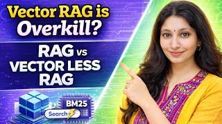 Vector RAG is Overkill | RAG vs Vector Less RAG Try This Simpler Alternative (BM25)
