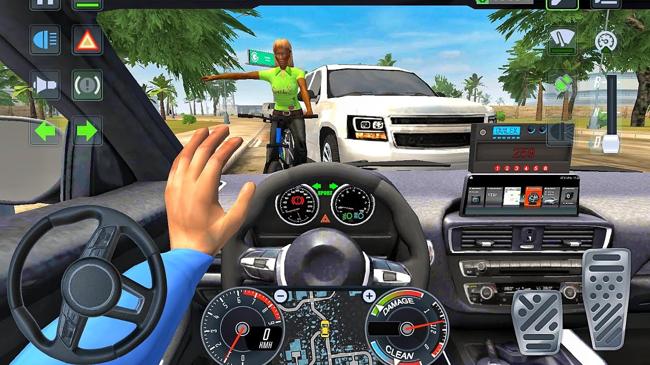 New Taxi Driver Vs. Crazy Bike Rider in Miami! - Taxi Simulator 2025 - Car Game Android Gameplay