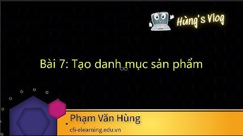 Bài 7: Tạo danh mục sản phẩm trong WooCommerce