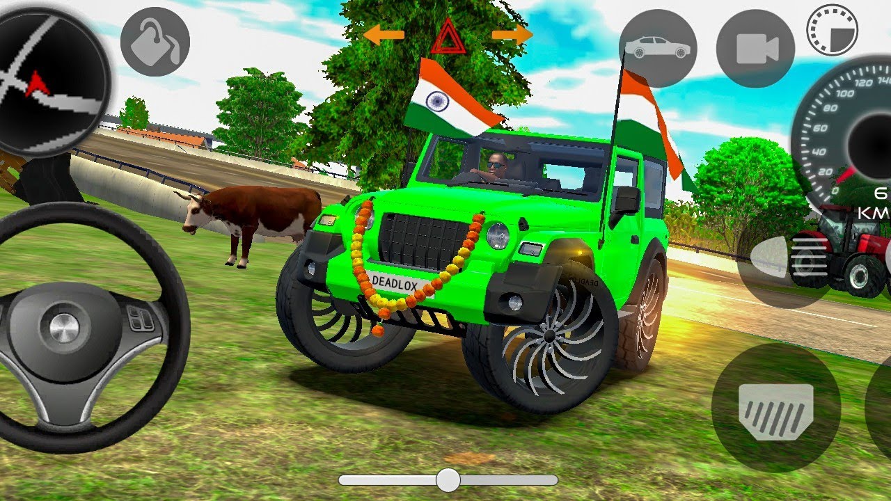 Modified Mahindra Thar 😈 Gameplay: Indian Green 💚 Thar (Gadi wala game) Android #2026 