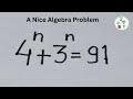 Math Olympiad Algebra Challenge | Test Your Skills! 🧮