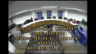 Special Board Workshop 11-16-20