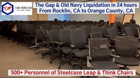 The Gap & Old Navy Liquidation from Rocklin, CA to Orange County, CA warehouse 500+ Personnel