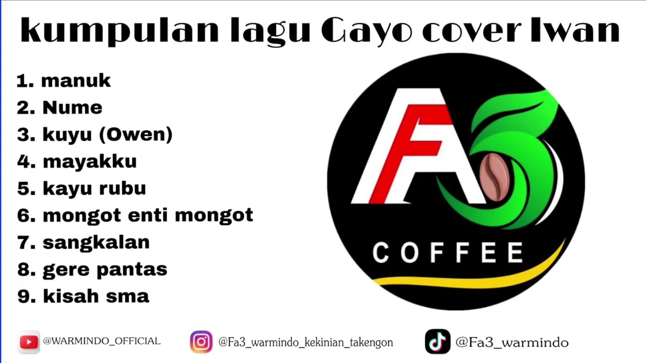 KUMPULAN LAGU GAYO TERPOPULER COVER IWAN