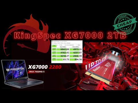💻🚀 KingSpec XG7000 2TB M.2 PCIe4.0 NVMe SSD ~112$ : Outperforms Samsung 980 Pro at Half the Price!
