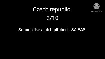 Rating EAS alarms part 3!