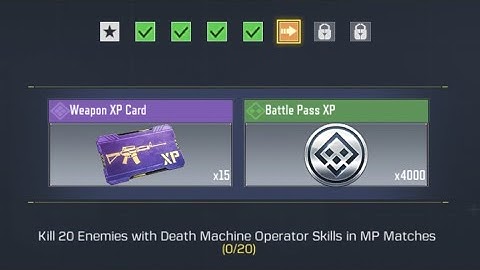 Kill 20 Enemies with Death Machine Operator Skills in MP Matches | How to use Death Machine Operator