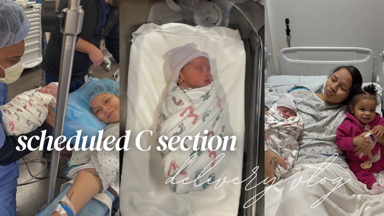 SCHEDULED C SECTION DELIVERY VLOG: 2 under 2 + first dr visit + walmart run 