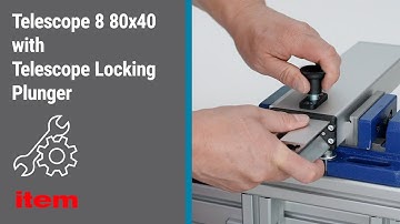 How do I assemble the item Telescope 8 80x40 with Locking Plunger? A step-by-step guide