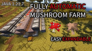 Celebrity Automatic Mushroom Farm | Minecraft Java 1.21.7 Net Worth