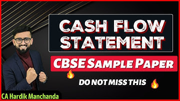 CBSE Sample Paper Question of Cash Flow Statement | Class 12 Accounts Final Revision |