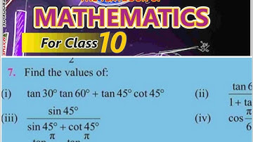 Math class 10 unit 30 exercise 30.3 Qno 7 complete part09