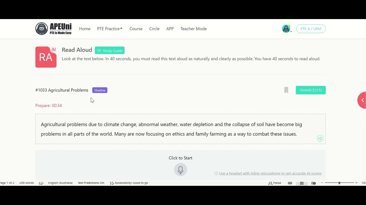 Pte read aloud tutorial in bangla youtube