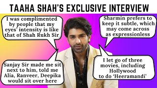 Heeramandi star Taha Shah REACTS to Sharmin Segal getting brutally TROLLED; talks about SLB, SRK