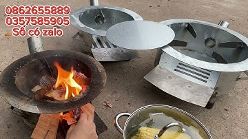 Bếp củi không khói đa năng.tiết kiệm,tiện lợi,thông minh,thép nhập khẩu dày dặn,chắc,bền#bếpcủi