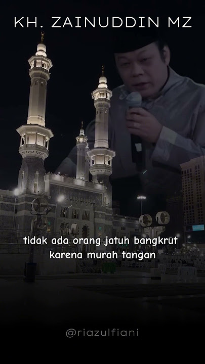Bangkrut karena rajin sedekah? Ceramah singkat KH. Zainuddin MZ #dakwah #kajianislam #ceramah
