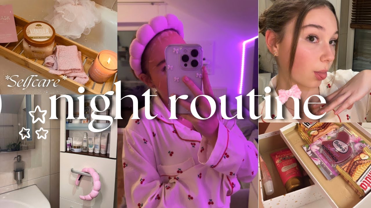 WINTER SELF CARE NIGHT ROUTINE 🌙🫧 skincare, hair care & wichtelgeschenk einpacken 🎀