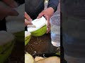 Fresh coconut cutting skill shorts streetfood coconut viral cuttingfruit asmr