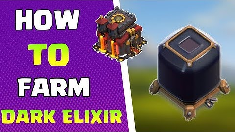 Best Attack Strategy to Farm Dark Elixir from th10 | how to farm Dark elixir| Clash Of Clans