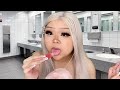 Asmr dumb btch girl eats your squeeze tube lipglosses in the school bathroom  realistic