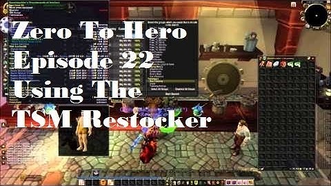 Zero to Hero ep. 22 - Setting up TSM Restocker - Silenthunder