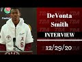 DeVonta Smith on learning from Jaylen Waddle and winning AP Player of the Year