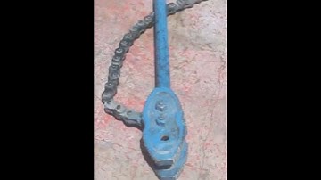 Damaged Chain Wrench #RigSafety #ToolInspection #OilfieldSafety #HSE #HandToolSafety