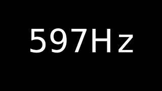 Speaker Sound Test 597Hz