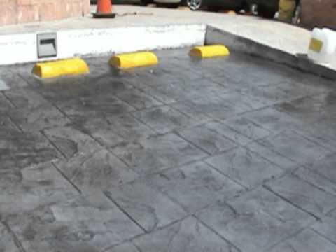 Pisos de concreto estampado youtube Diseño Madeira piso