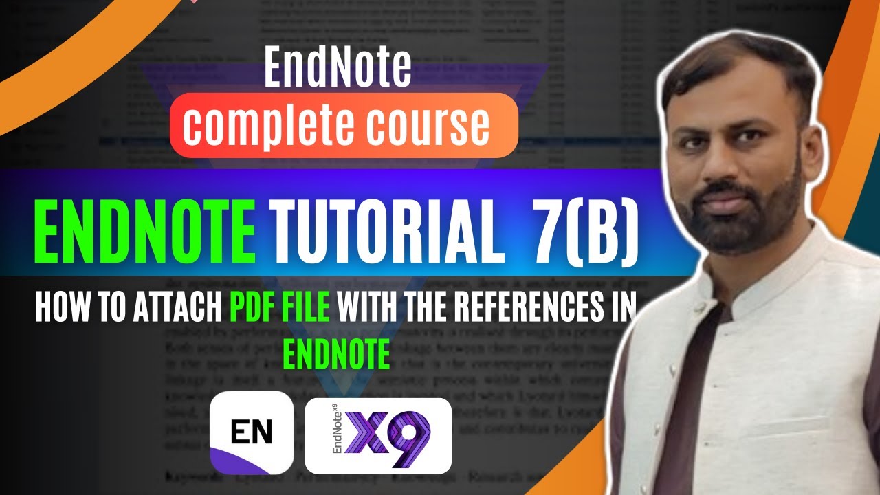 Endnote File Extension How to Attach PDF file with the References in Endnote || EndNote ...