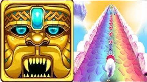 Castle Endless Lost Oz Run 2 vs My Little Unicorn Runner 3D 2