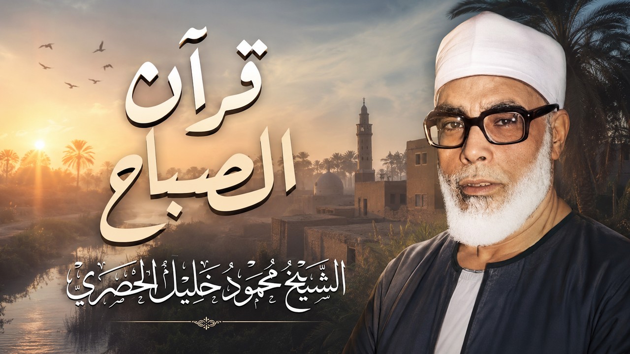 قرآن الصباح.. مفتاح الرزق وانشراح الصدر لبداية يوم هادئ 🕊️ الشيخ محمود خليل الحصري