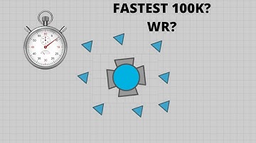 Is this the fastest 100k with overlord? | diep io