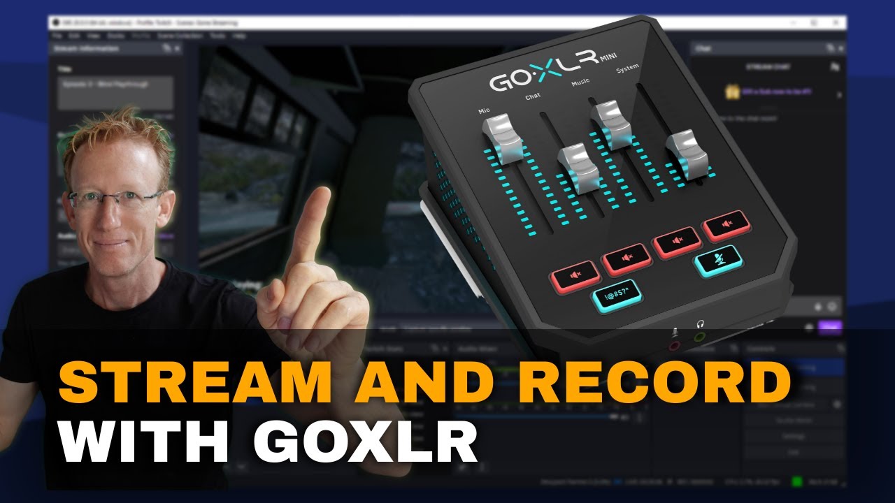 Go XLR Mini - Screen Record your DAW or Stream with OBS to Facebook, Twitch  and  