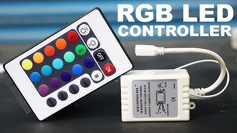 12V 24 KEY RGB LED REMOTE CONTROLLER EASY WAY UNBOXING