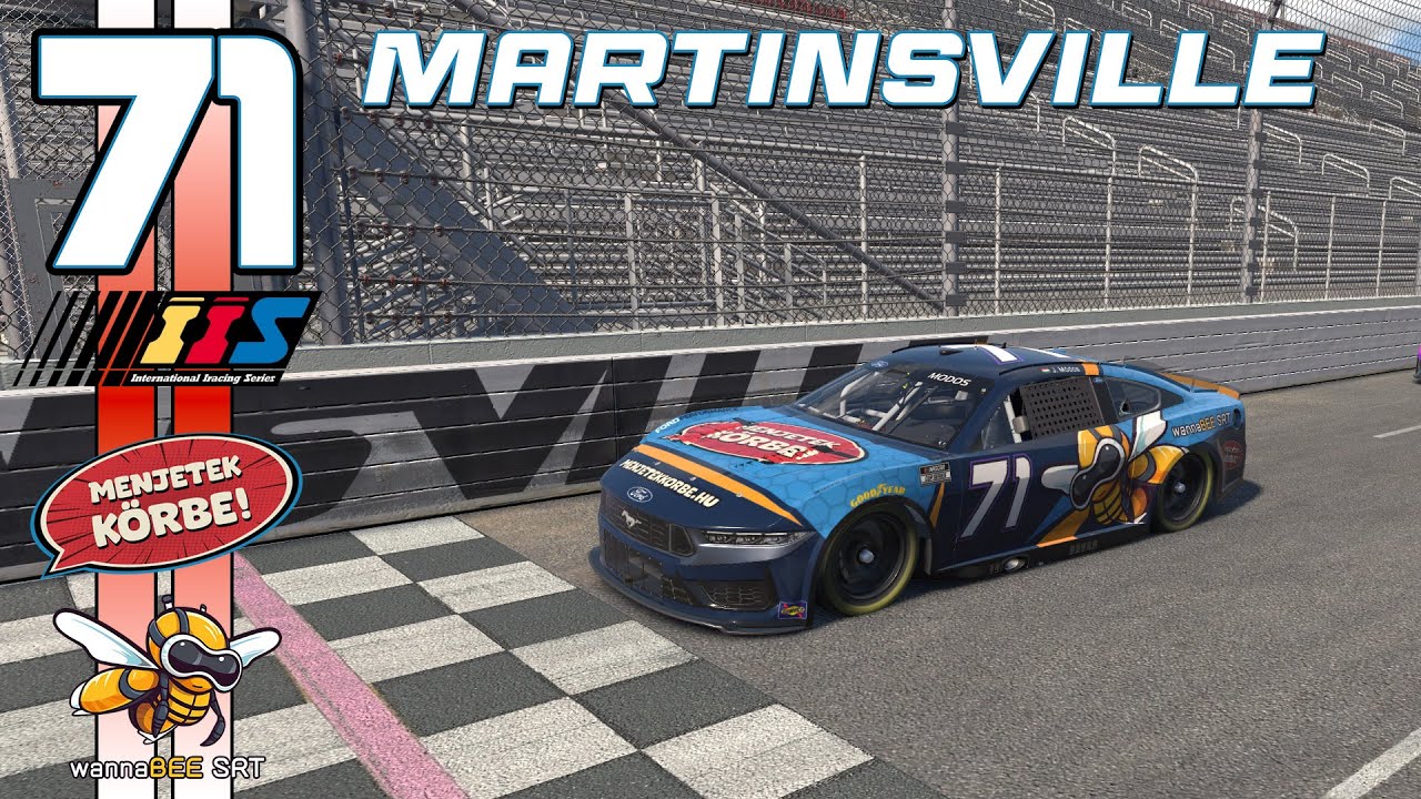 International Iracing Series 2025 - R21 | Martinsville Speedway (Módos J.)