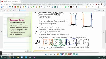 Lesson 7-4 Properties of Similar Polygons