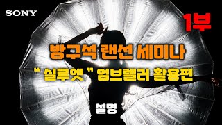 1부 SONY 방구석 랜선 세미나 "실루엣 촬영 엄브렐러편"  by 공간사진가 이원석 screenshot 2