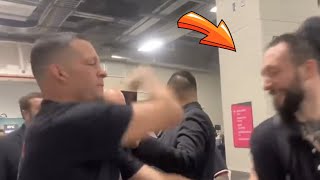 Nate Diaz just SLAPPED a FULL SEND reporter at UFC