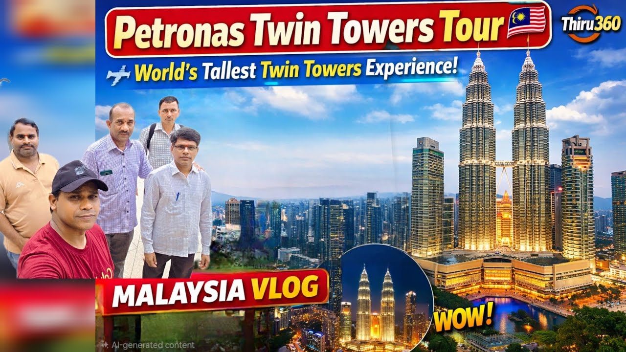 Petronas Twin Towers Tour 🇲🇾 | World’s Tallest Twin Towers Experience | Malaysia Vlog|2026