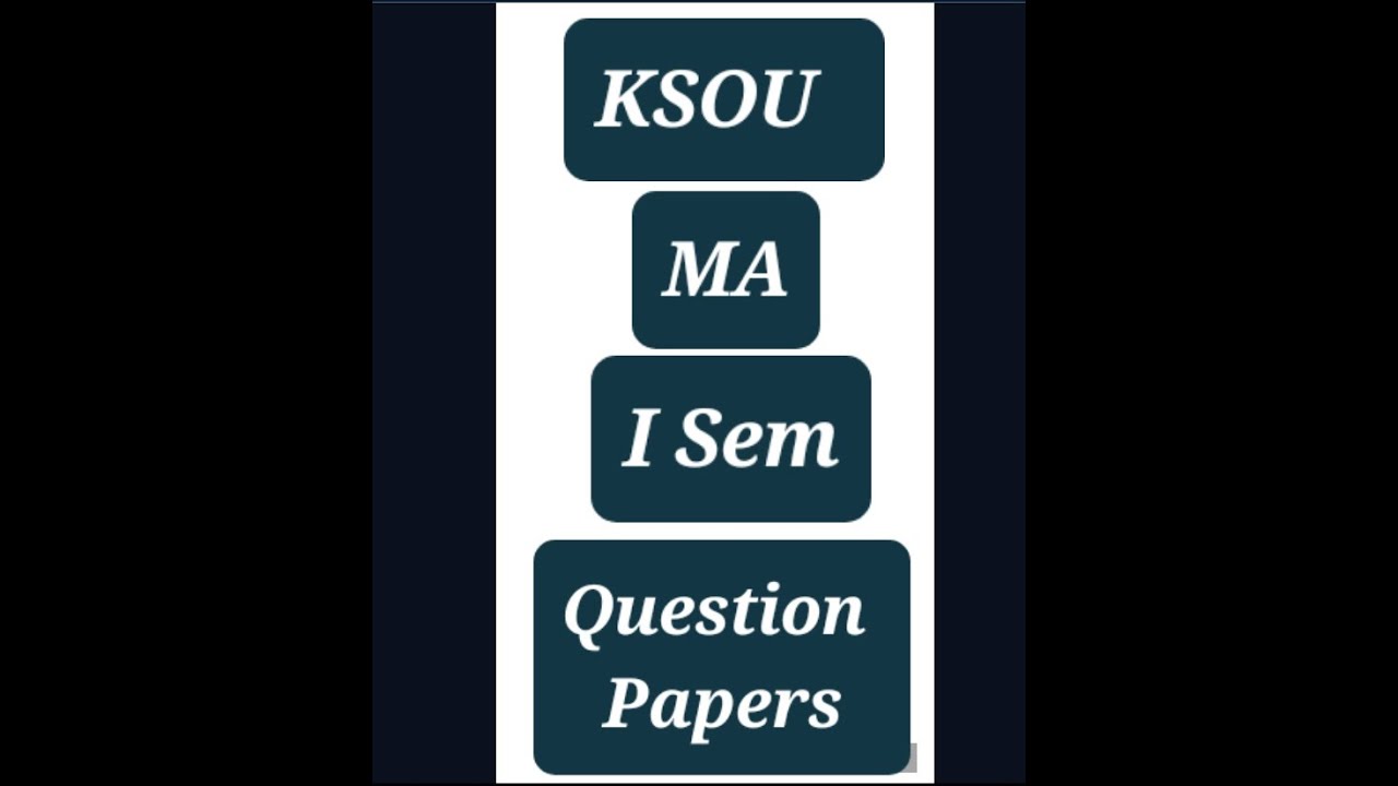 KSOU MAI SEMESTER History UrduSanskrit Political science Hindi