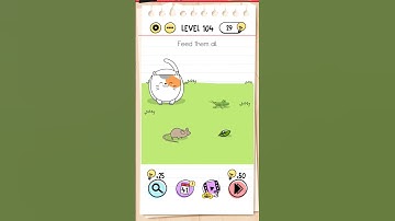 Brain test [ Level 104 ] Feed them all.