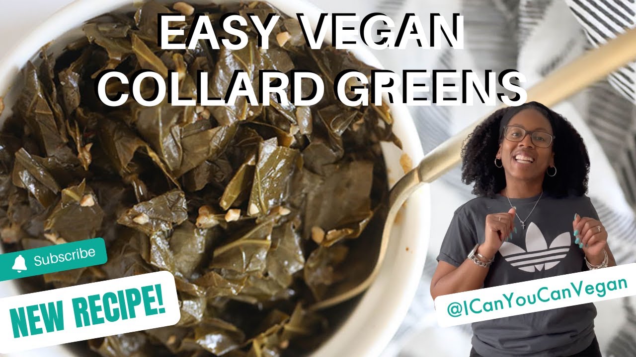 EASY VEGAN SOUTHERN COLLARD GREENS 🥬 | VEGAN SOUL FOOD