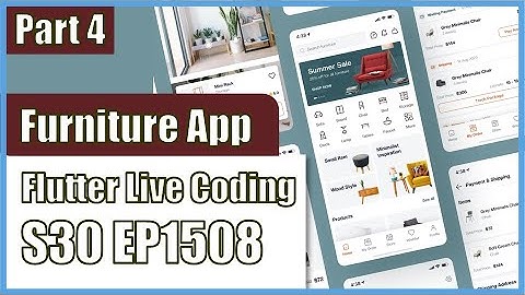[Flutter] Flutter Live Coding EP1508 (Furniture Store App Part 4)